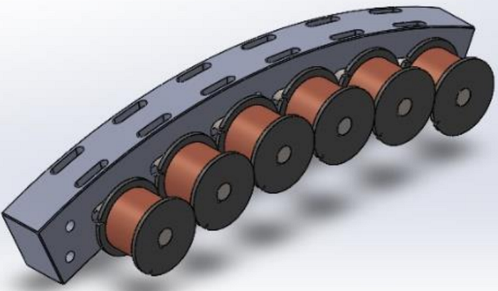 E-bike coil holder