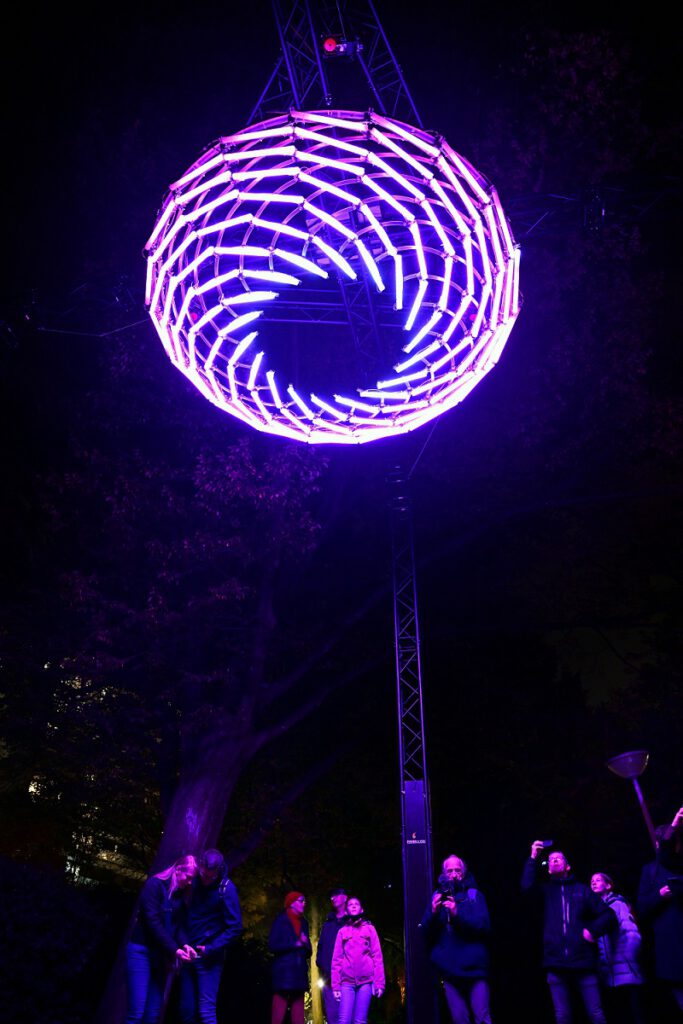 Eye of the Storm, artwork at Glow 2023
