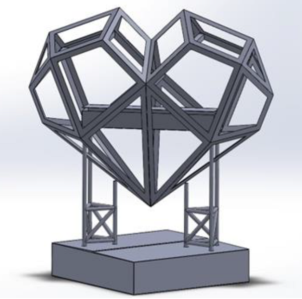 Mechanical structure of the heart